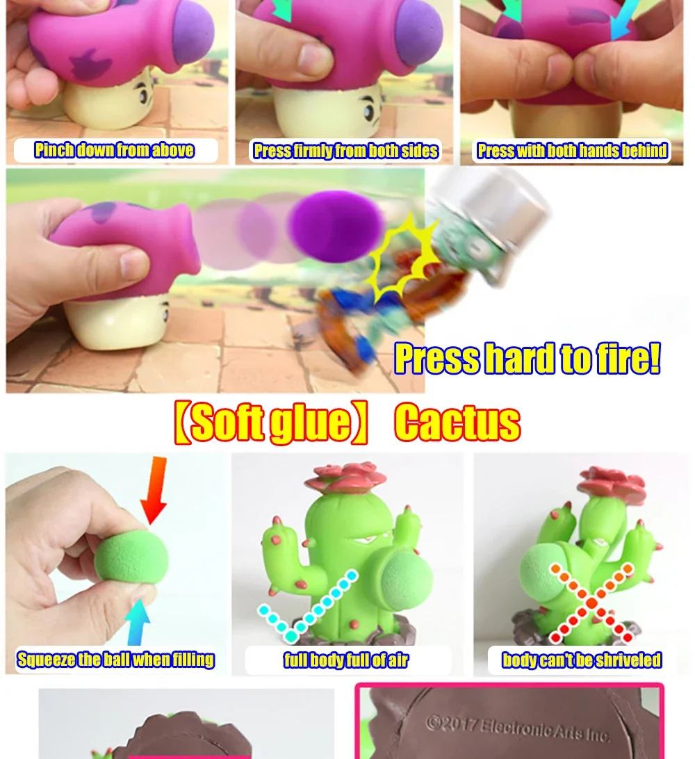 PLANTS VS ZOMBIES PVZ Pea Shooter Boss Actionfigur Modell Spielzeug Puppen Schießen Dave Allstar Spielzeug Kinder Geschenke für Jungen – Detail 16