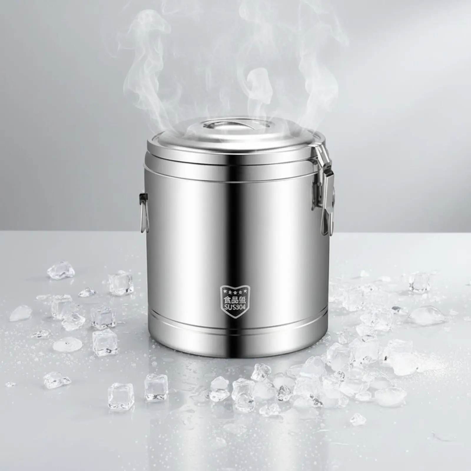 Stainless Steel Insulated Barrel Triple Level Insulation Insulated Beverage Dispenser Hot and Cold Drink Dispenser Easy to Clean