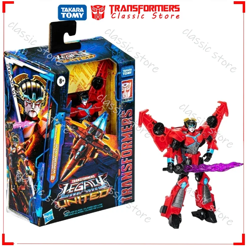 TakaraTomy-Transformers Figuras de Ação Brinquedos, Cybertron Autobots, Colecionável, Legacy, Classe Deluxe, Windblade, Em Stock