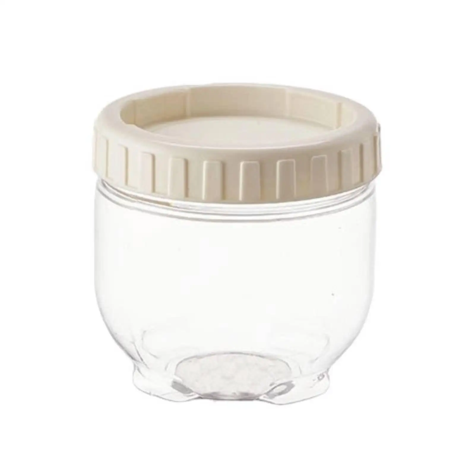 Clear Plastic Figurine Container Particle Proof Collectible Storage Jar