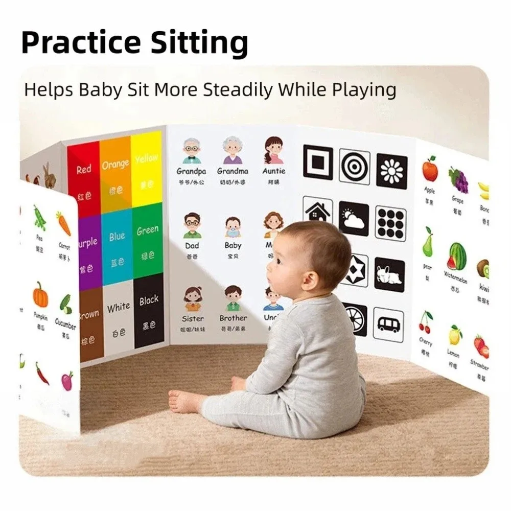 Creative Baby Cognitive Card Double Sided Vertical Screen Digital Animal Card Animal Theme Digital Format Early Education Card