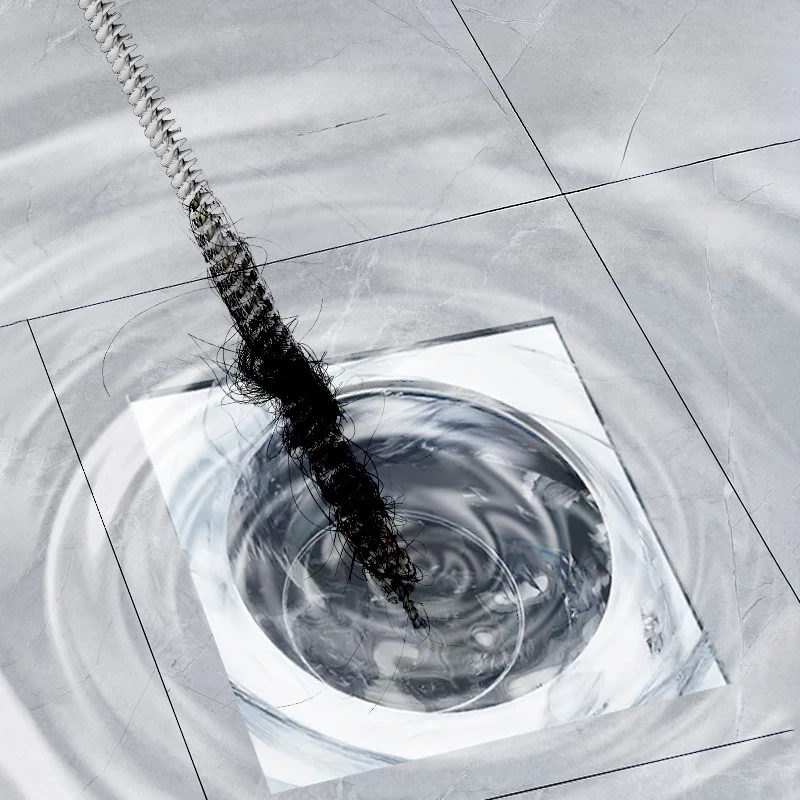 إطالة أنابيب الصرف الصحي Unblocker استنزاف المرحاض مغسلة بالوعة تنظيف الشعر هوك أداة التجريف للحمام المطبخ مكافحة انسداد #3