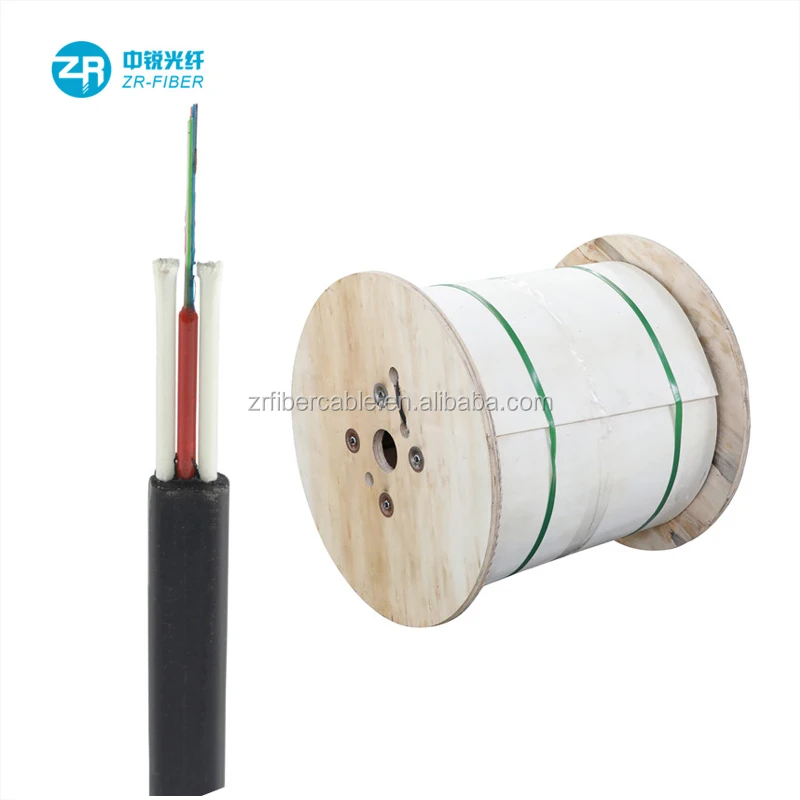 FTTH cable de drop de bobina 8 hilos fibra optica 12 hilos monomodo