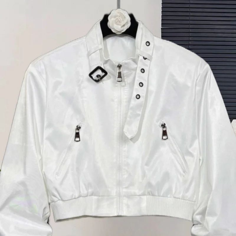 

Autumn Winter New Black Coat For Women, Unique Design, PU Leather Short Fashionable Street Style Top