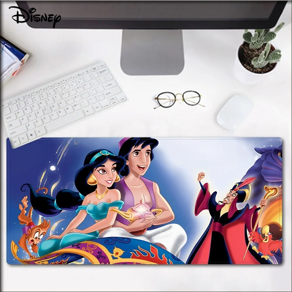 Disney Princess Jasmine Mousepad Beautiful Large Gaming Mousepad L XL XXL Gamer Mouse Pad Size For Game Keyboard Pad For Gamer