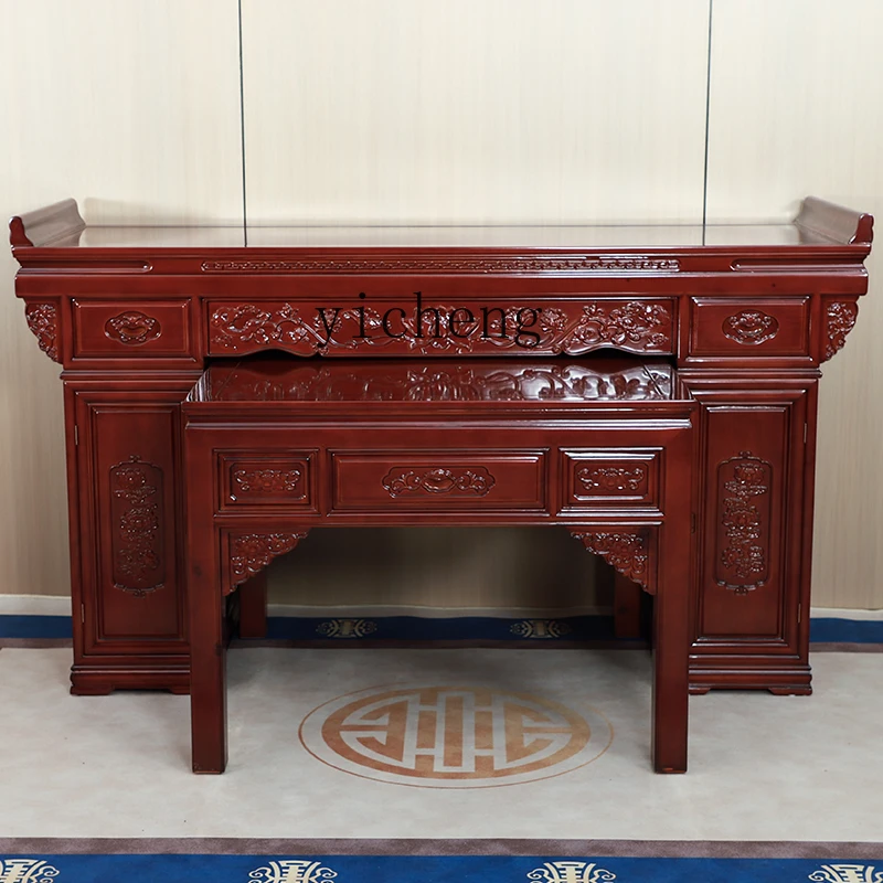 

XL solid wood offering table Buddhist platform household new Chinese Buddhist hall incense case worship worship god table