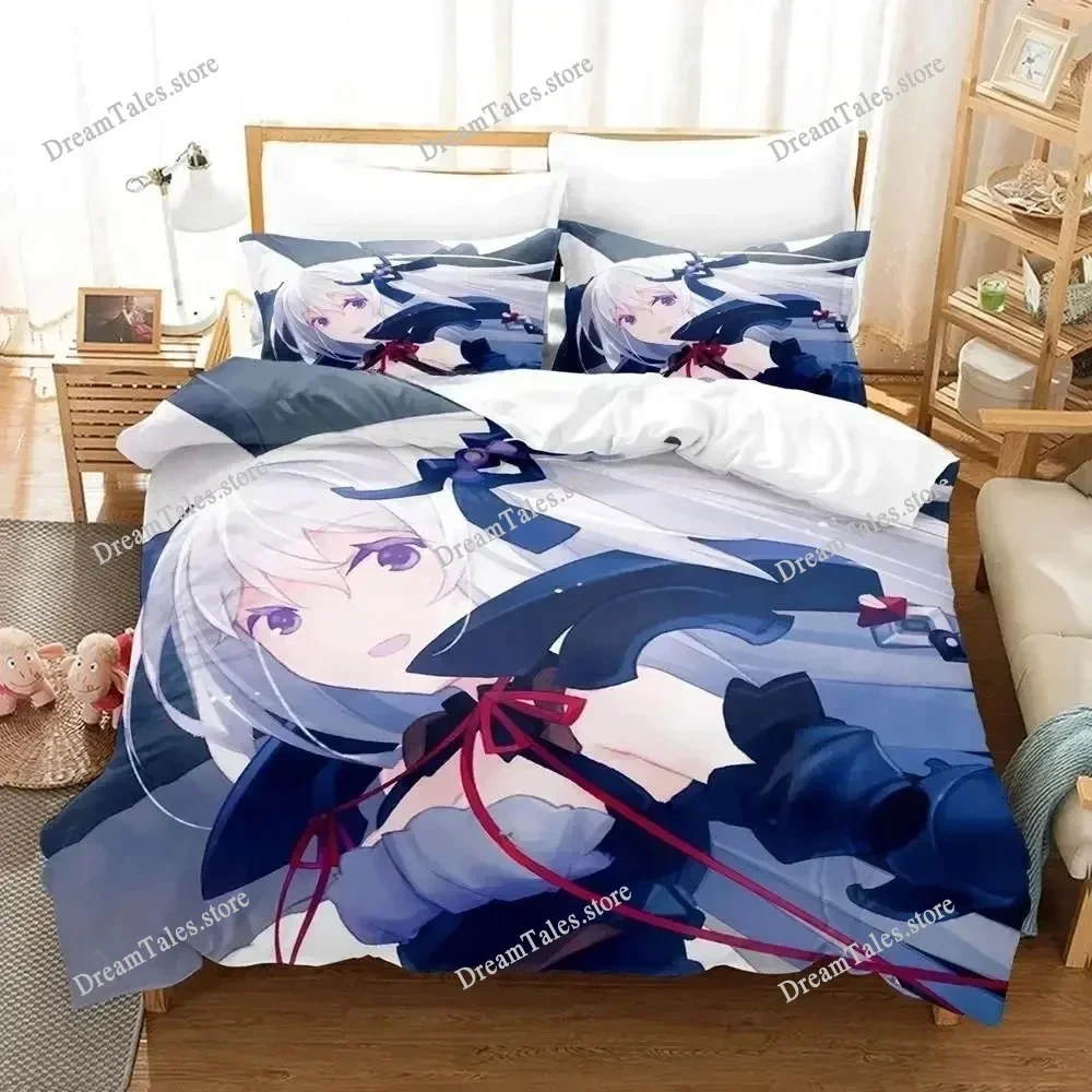 

2025 OreShura Bedding Set Single Twin Full Queen King Size Bed Set Adult Kid Bedroom Duvet Cover Sets 3D Print Anime Bed Sheet