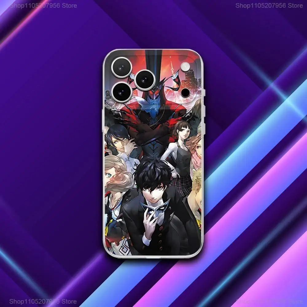 A-Amamiya-Ren jeu pour iPhone 11,12,15,14,13,17,16,Pro,Plus,E,Max,Air,Mini coque de téléphone magnétique givrée