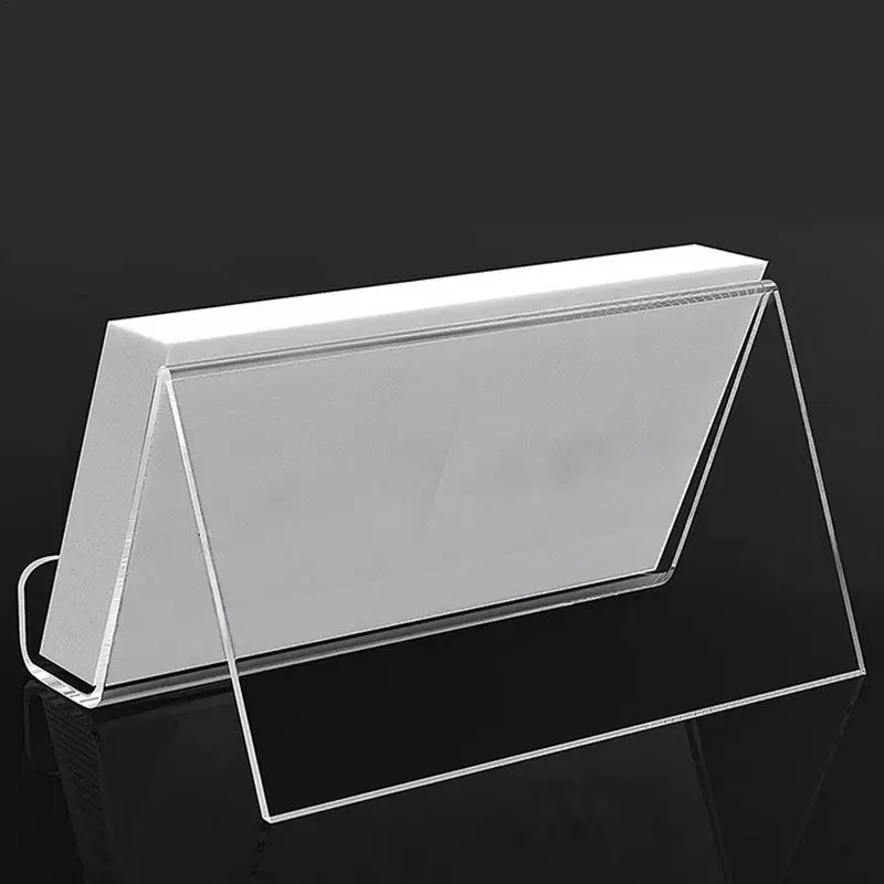 6/10pcs Acrylic Business Card Holder Multi-functional Clear Acrylic Business Card Holder For Desk Multi-functional Cards