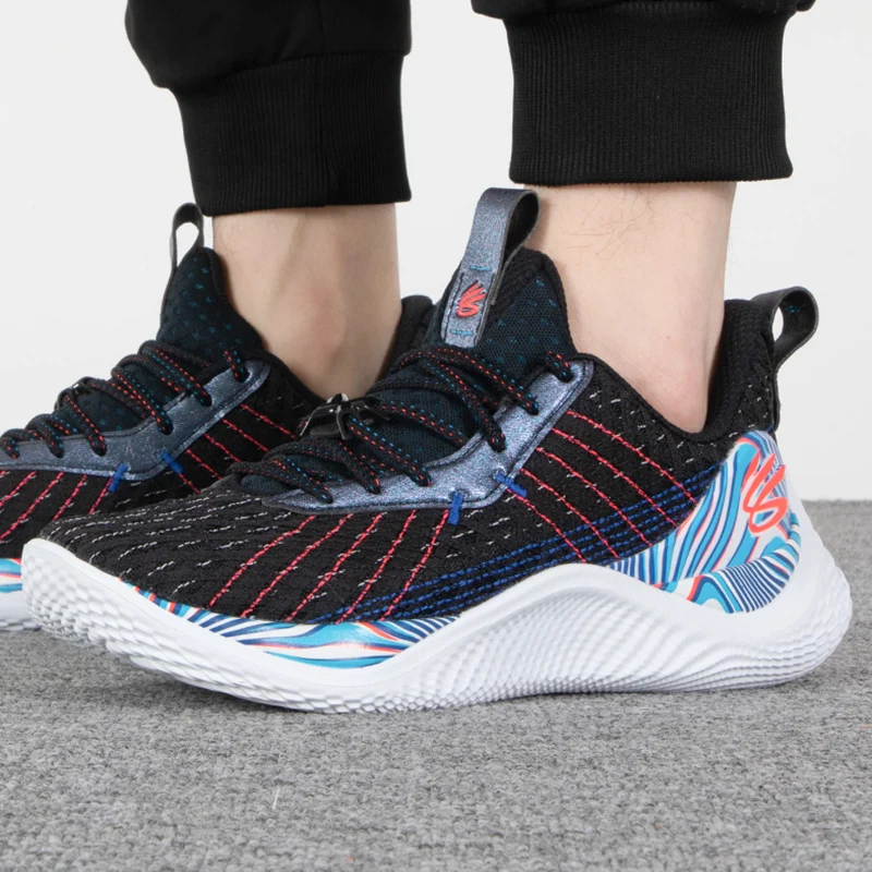 

Мужские баскетбольные кроссовки Underarmour Curry Flow 10, удобная, амортизирующая, износостойкая спортивная обувь, тренировочная обувь для профессиональных соревнований 3025093-001