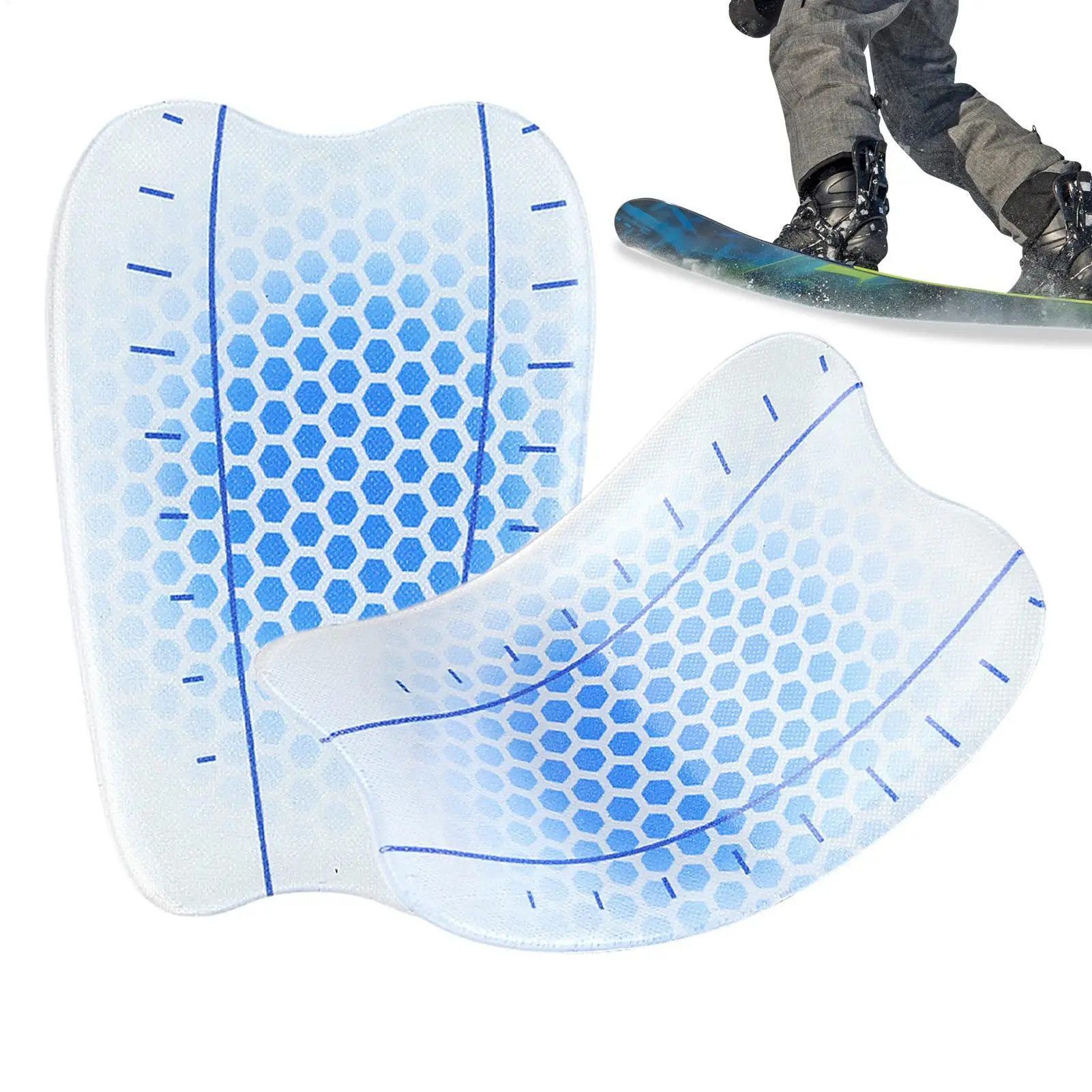 

2 шт. Универсальные профессиональные наколенники и защита голени для сноуборда и лыж, комфортные аксессуары для активного отдыха