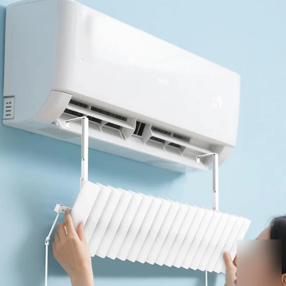 Airflow Control Wall Mounted Baffle Support Bracket Swivel Head Design Temperature Control For Air Conditioning Units