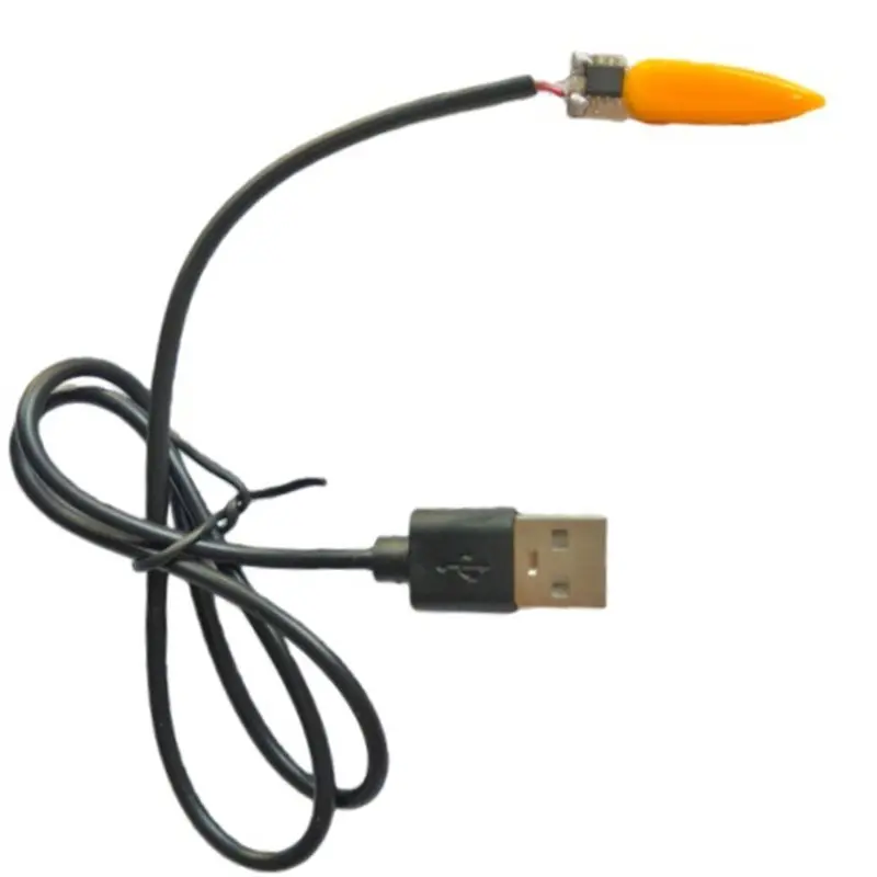 ABHU Flame Lamp Simulation Circuit Board, USB 5V LED For DIY Decor Lighting, 4Pcs Candles Light Board Candle Effect