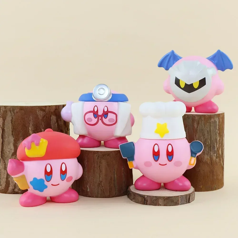 Kirby Figure Kawaii Star Anime Kabi Character Children's Toy Boy and Girl Kid's Game Cute Mini Dolls Collection Birthday Decora