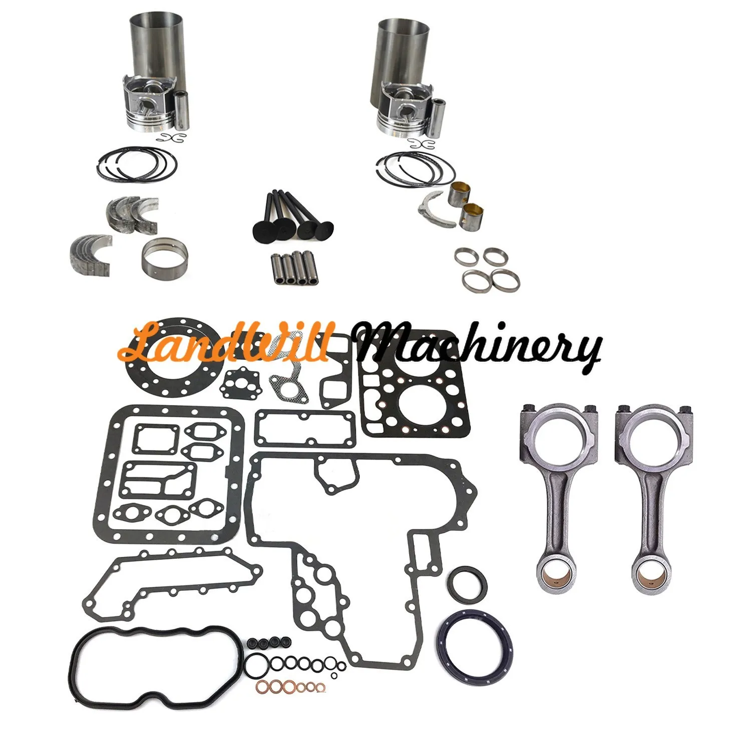Overhaul Rebuild Kit Fits For Kubota Z751 Engine