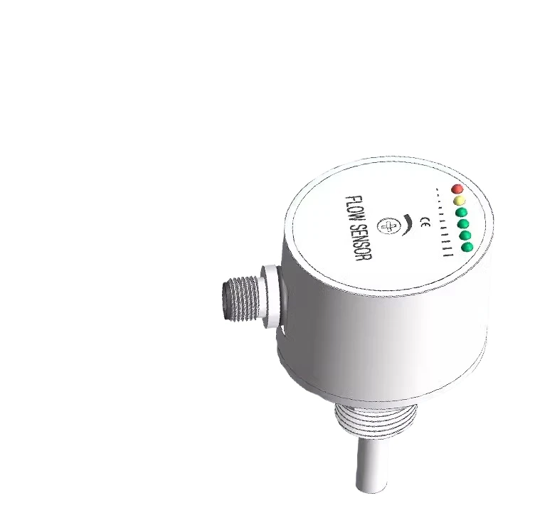 

Stainless steel electronic water oil gas liquid water pump flow switch sensor Fire protection thermal adjustable controller
