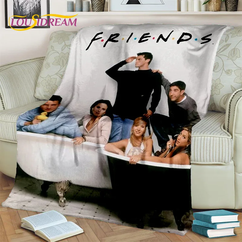 Friends Classics TV 3D  Blanket,Soft Throw Blanket for Home Bedroom Bed Sofa Picnic Travel Office Cover Rest Blanket Kids Gift