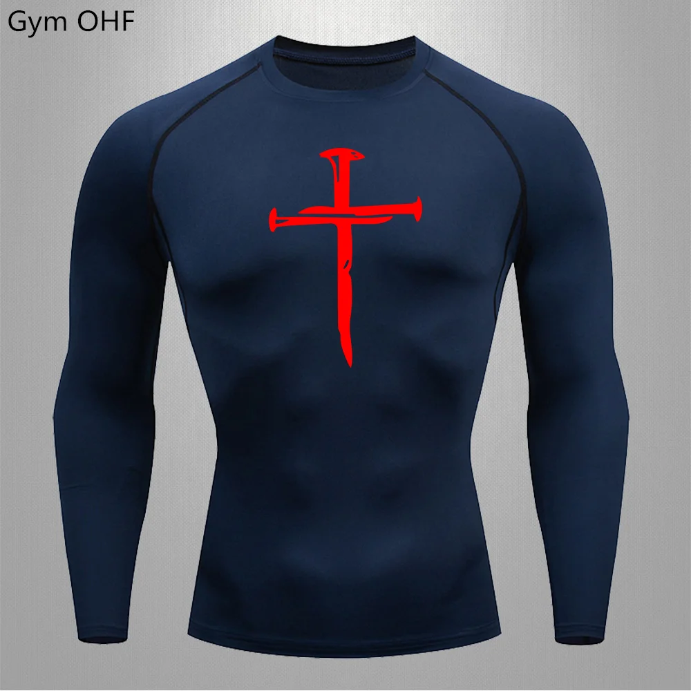 T Shirt For Men New Anime Sport BJJ Rashguard MMA Tshirts Men Fitness Tracksuit Boxing Jerseys Compression Shirts Mens Gym Tops