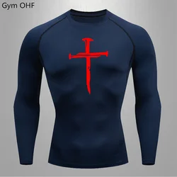 T-Shirt męski nowe Anime sportowe BJJ Rashguard koszulki MMA męskie dres Fitness koszulki bokserskie koszule kompresyjne męskie bluzki gimnastyczne