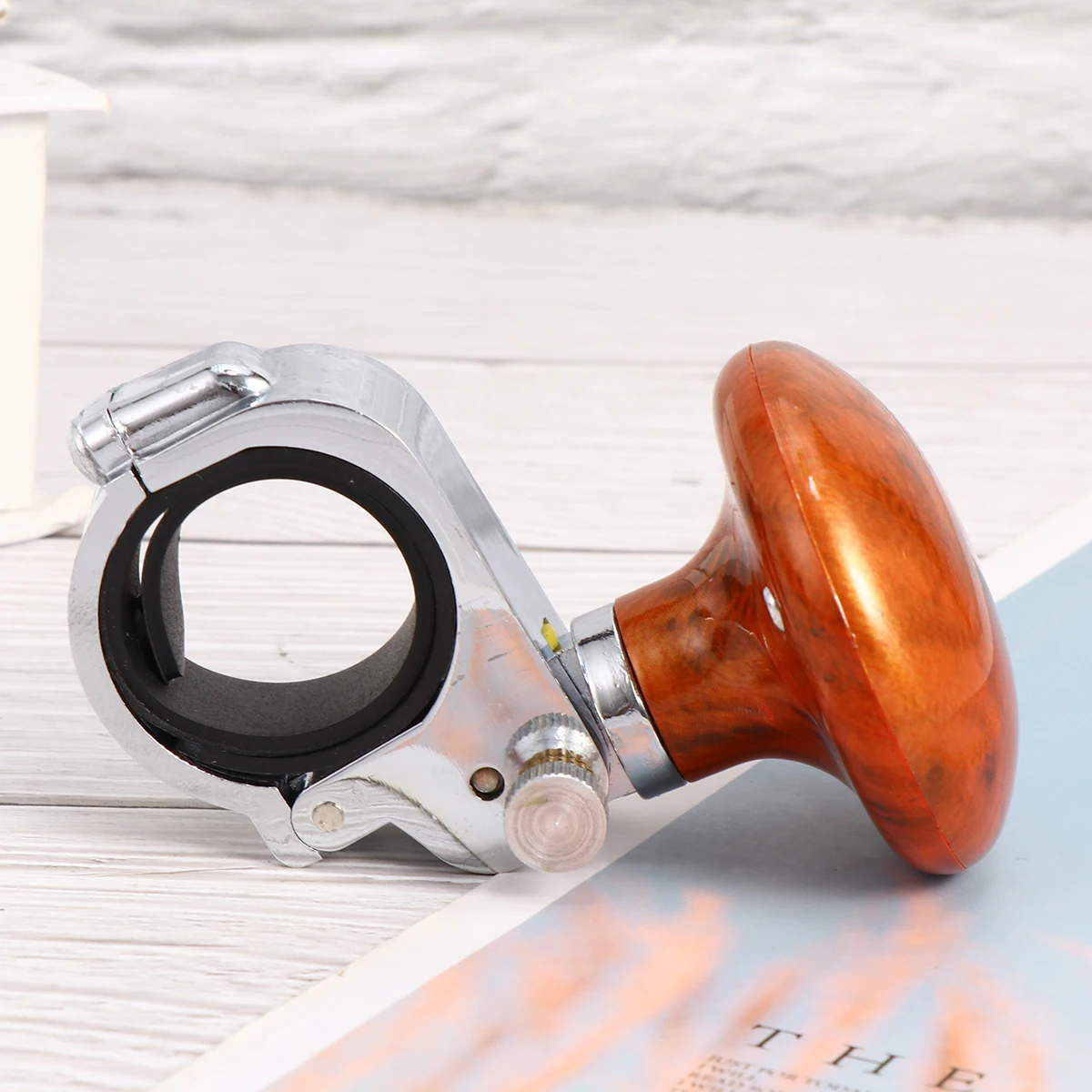 

Steering Wheel Ball Professional Car Knob Torque Enhancer Booster 360Degrees Rotation Knob Steering Wheel Easy Install