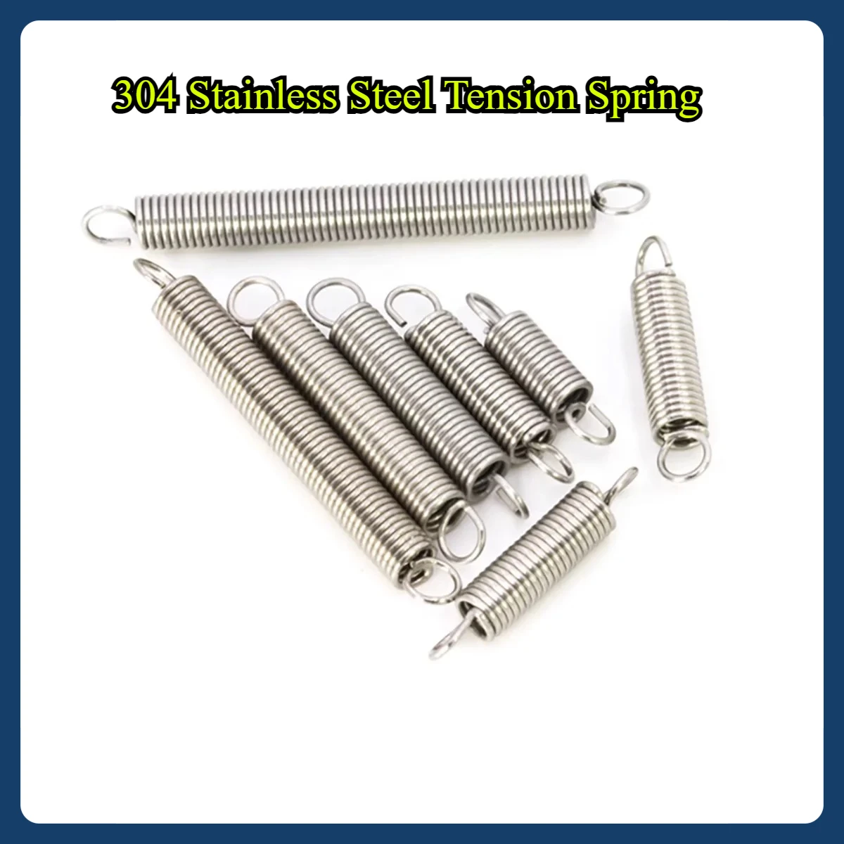 

304 Stainless Steel Tension Spring / Extension Spring With Hook