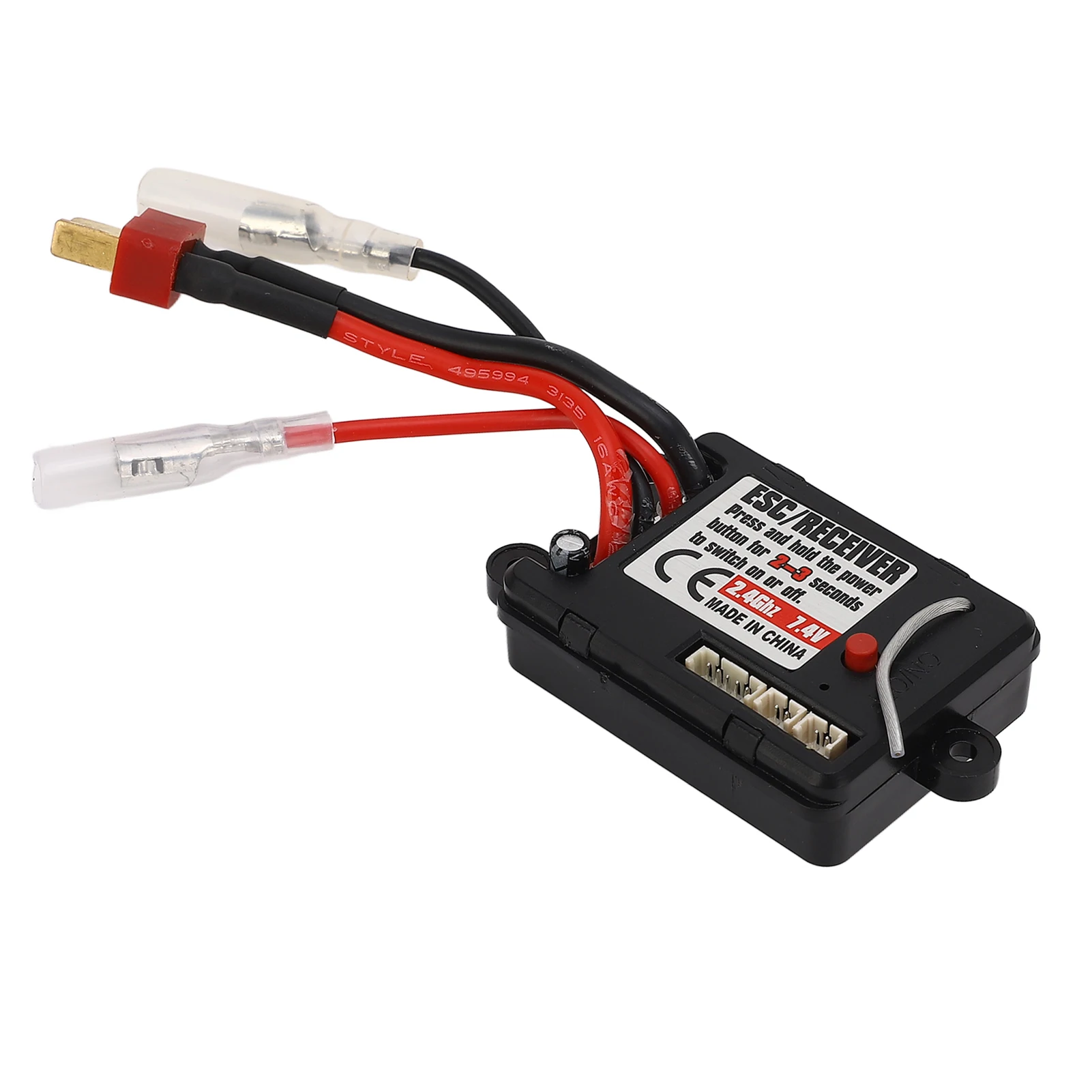 Brushed ESC Anti Interference Multiple  2.4GHz 4HC Remote Control Car Brushed ESC Compact for SCY 16103 16201 RC Car