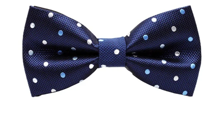 แฟชั่น Polka Dots เกาหลีรุ่นเจ้าบ่าวที่ดีที่สุด Man Bow Tie อังกฤษสไตล์การศึกษาธุรกิจโฮสต์โบว์ชายหม้อ