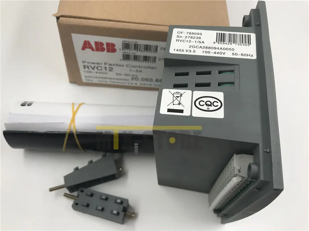 

1pcs Brand New ones ABB RVC-12/1-5A RVC12-1/5A Power factor controller