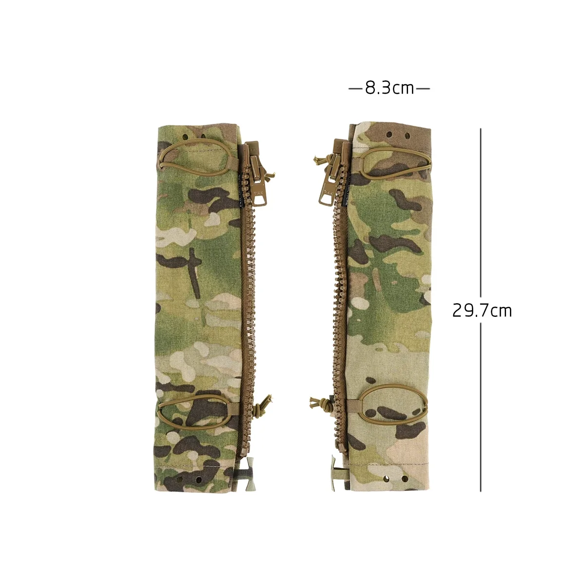 Double Layer Zipper FCPC Rod Type Expand Pack Tactical Chest Hanging Gear
