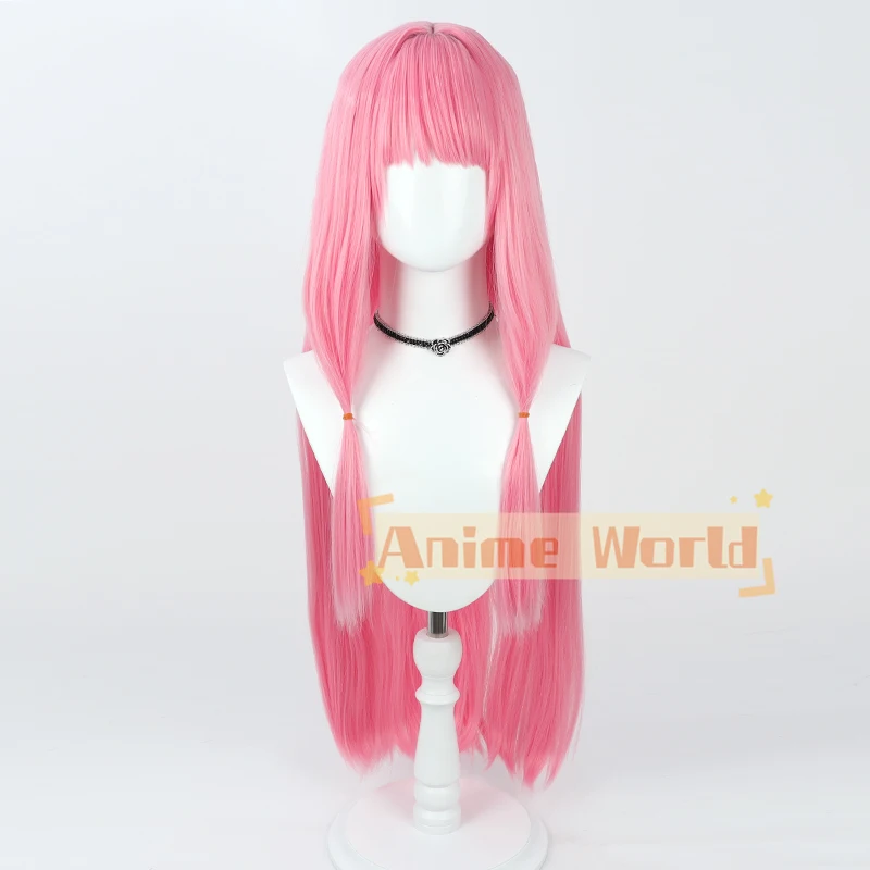 New Kotonoha Akane Cosplay Wig Pink Long Heat Resistant Hair Halloween Party Role Play Costume Wig + Wig Cap