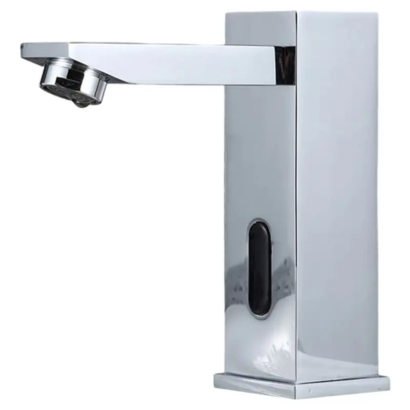 

GYTB-Bathroom Touchless Faucet Toilet Basin Sink Infrared Motion Sensor Tap Deck Mounted Intelligent Automatic Square Faucet