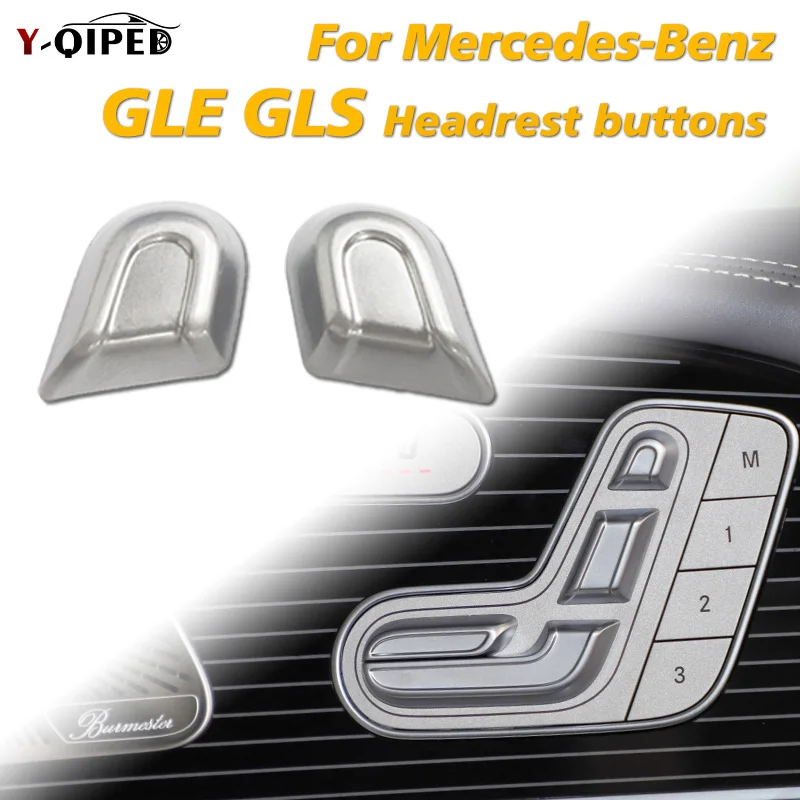 

For Mercedes Benz GLE GLS-Class W167 GLE350 GLS450 GLS480 AMG Seat Adjustment Switch Button Headrest Button Cover 1679052001