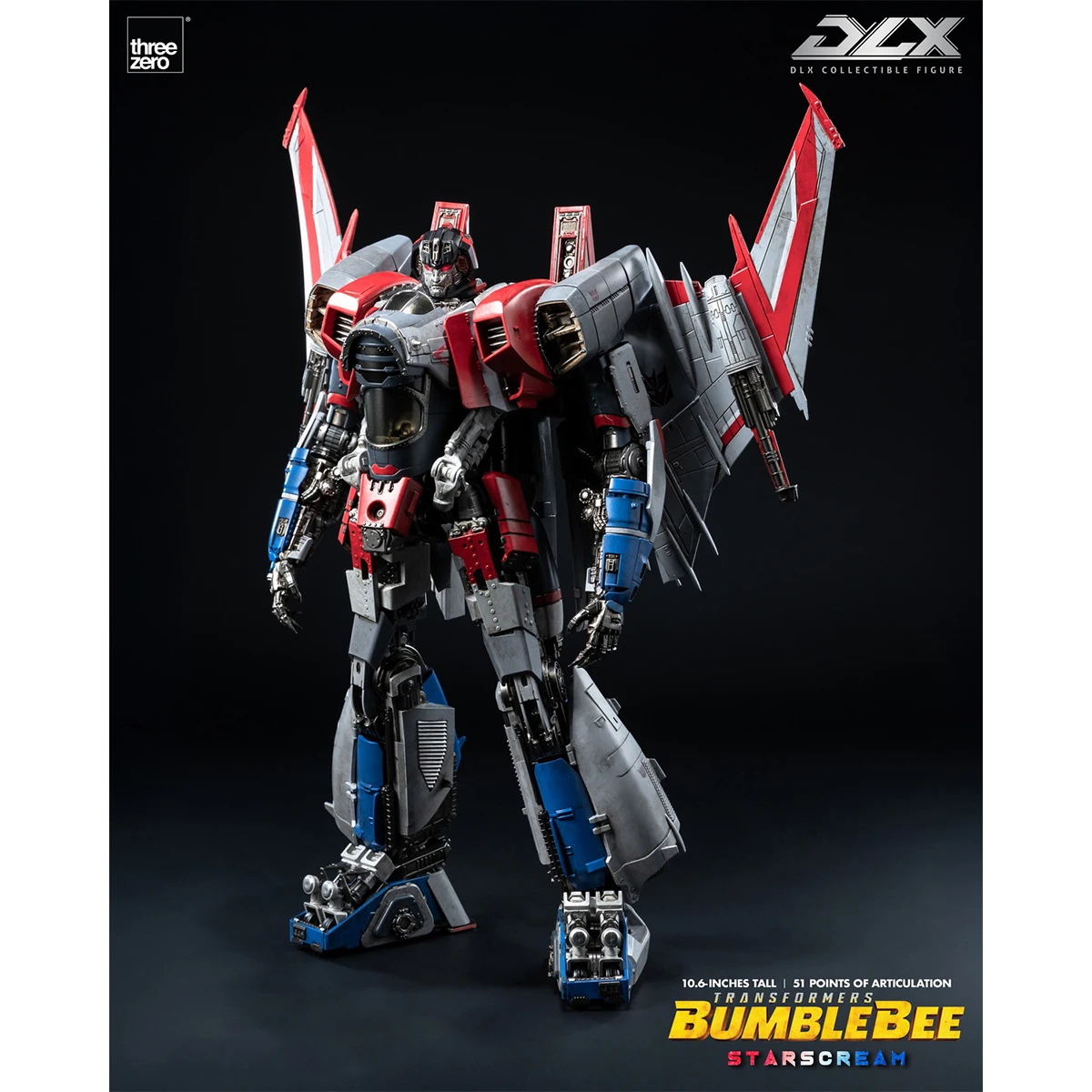 Figurine d'action HIPLAY Threezero Transformers DLX Starscream 3Z09430W0