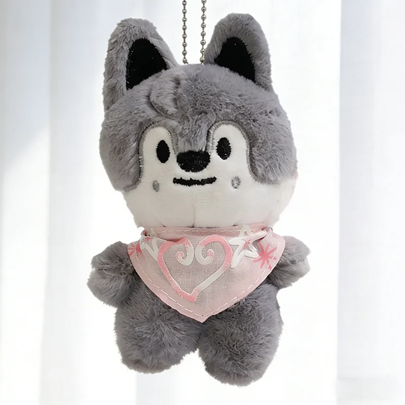 

2026 HOT SKZOO Plush Keychain Stray Wolf Plush Toy Kawaii Stuffed Animal Doll Cute Companion Gift for Kids Children Gift