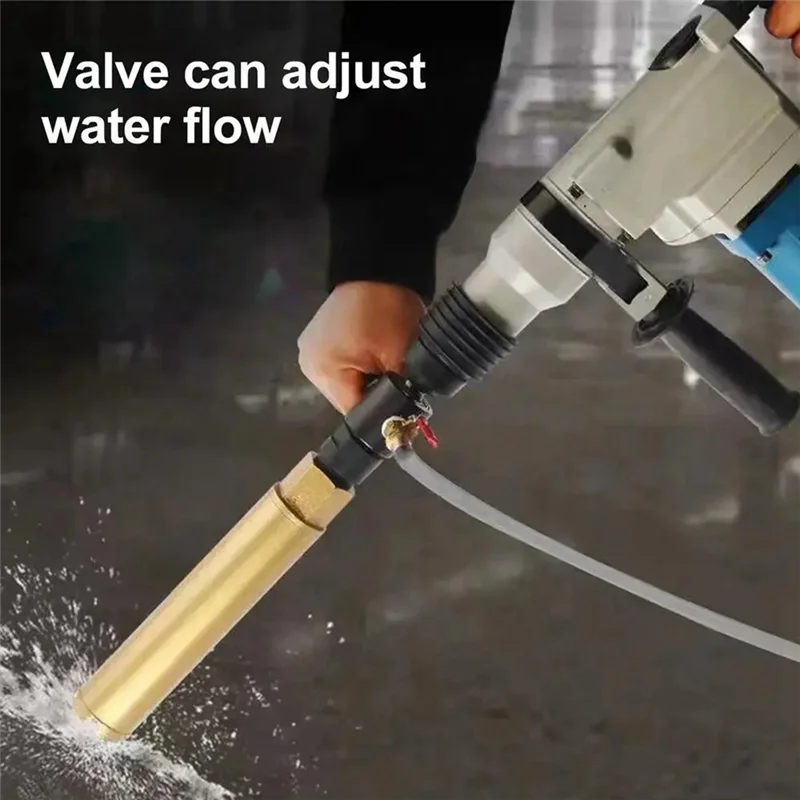 AA19 Electric Hammer Water Inject Converter Turn Electric Hammer Into Water Drill Turn Water Drill Water Adding Device Rod