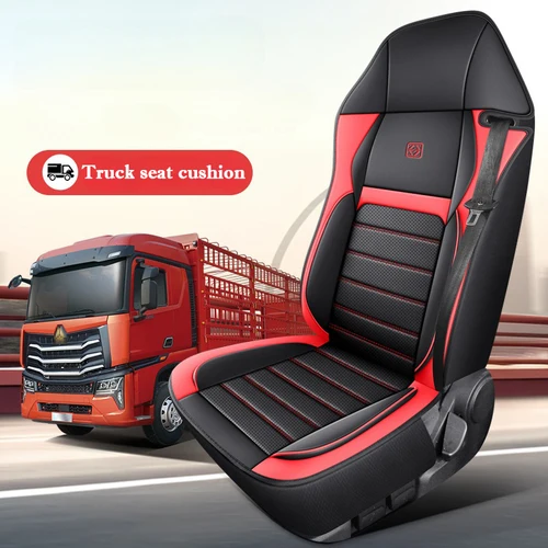 Funda de asiento de cuero para camión, autobús, camión grande, cojín resistente para SITRAK SCANIA, Volvo, Benz, Renault, DAF, IVECO, ISUZU, TATRA, Peterbilt