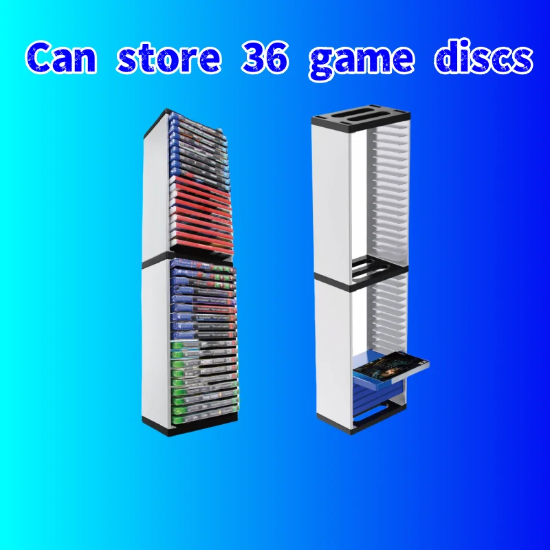 

PS5 Game disc storage rack Game disc double layer storage box stand