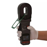 FR2000A+ Digital Clamp Meter Earth Resistance Tester AC & DC Current Measurement Handheld Tool for Electrical Testing