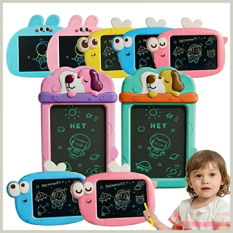 LCD Writing Tablet Kids Magic Drawing Board Educational Art Painting Tool Cartoon Graffiti Sketchpad Birthday Gift Toy