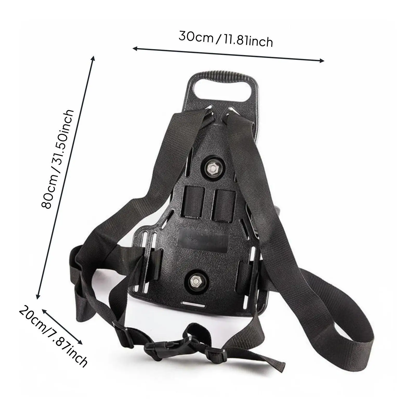 Aluminum Diving Backplate Lightweight Diving Gear Ergonomic Design for Divers