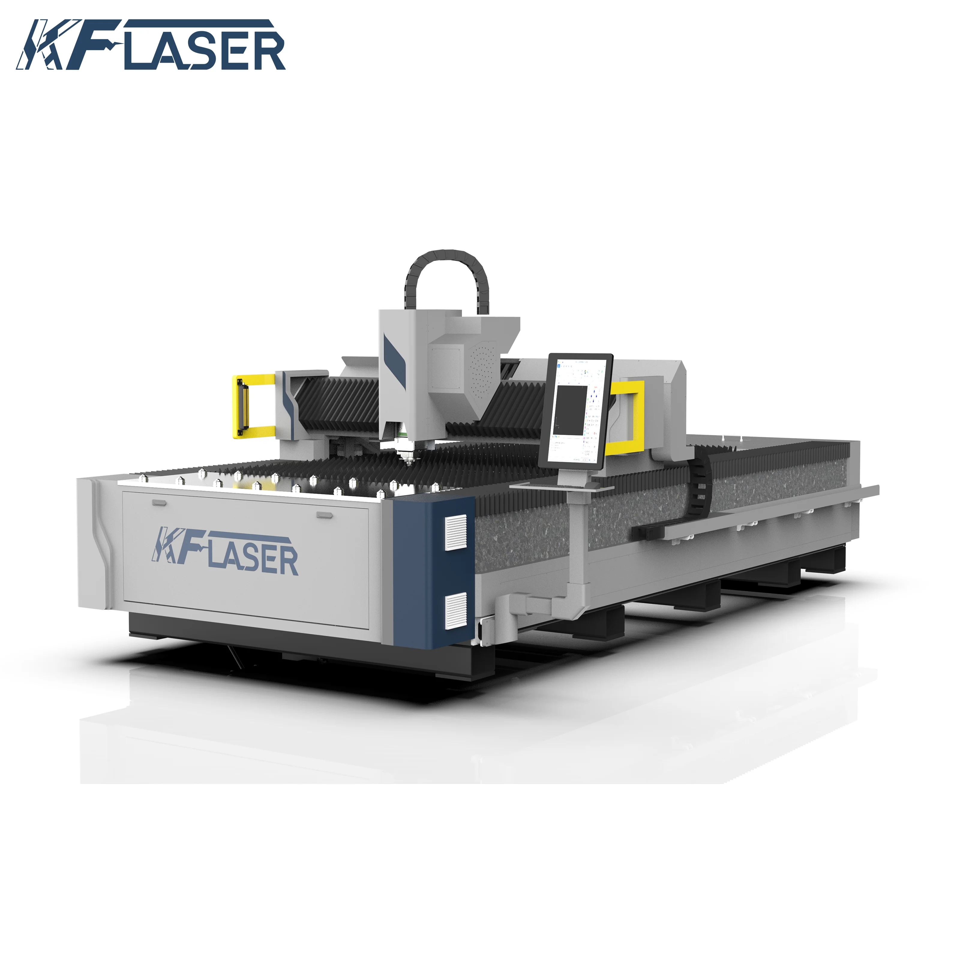 Jinan KF laser Высокая мощность 1530 Станок для лазерной резки металла с ЧПУ и волокном 12000 Вт для углеродистой стали, алюминия, мрамора в продаже