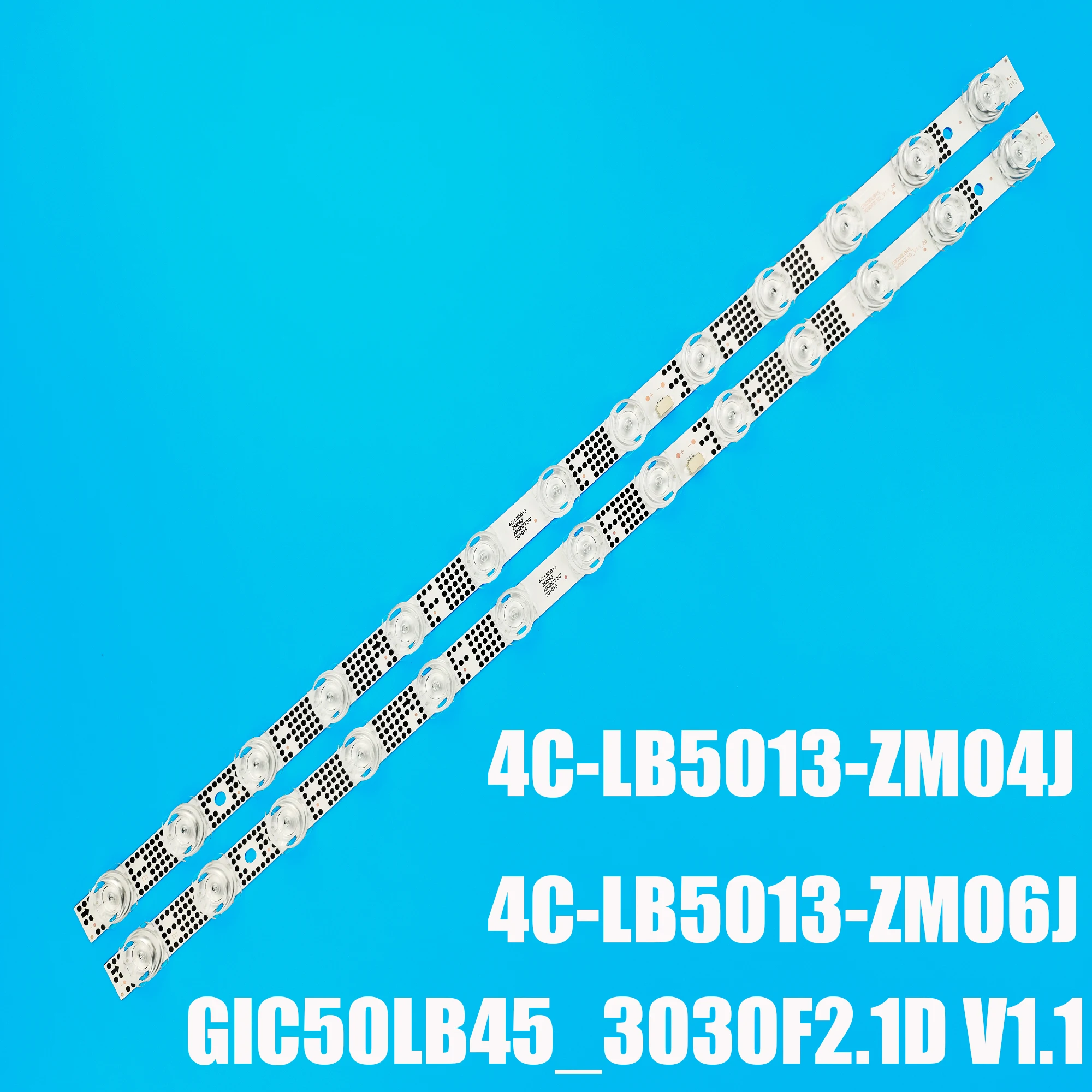 40pcs LED Backlight Strip for TCL 50P615 50S525 50S435 50S434 50G61 50S43 GIC50LB45_3030F2.1D 4C-LB5013-ZM06J LVU500NDEL