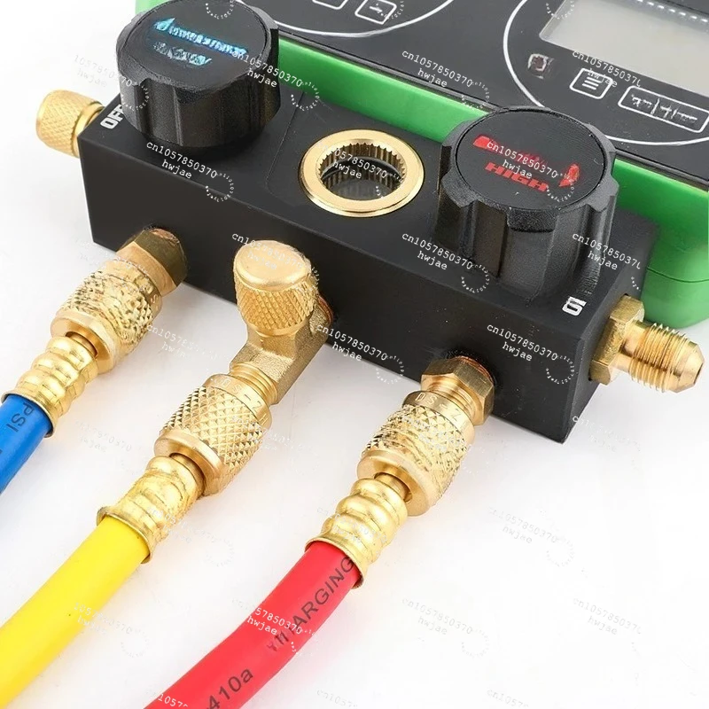 ST-B268D electronic fluoride meter visual digital display dual meter, refrigerant pressure evacuation