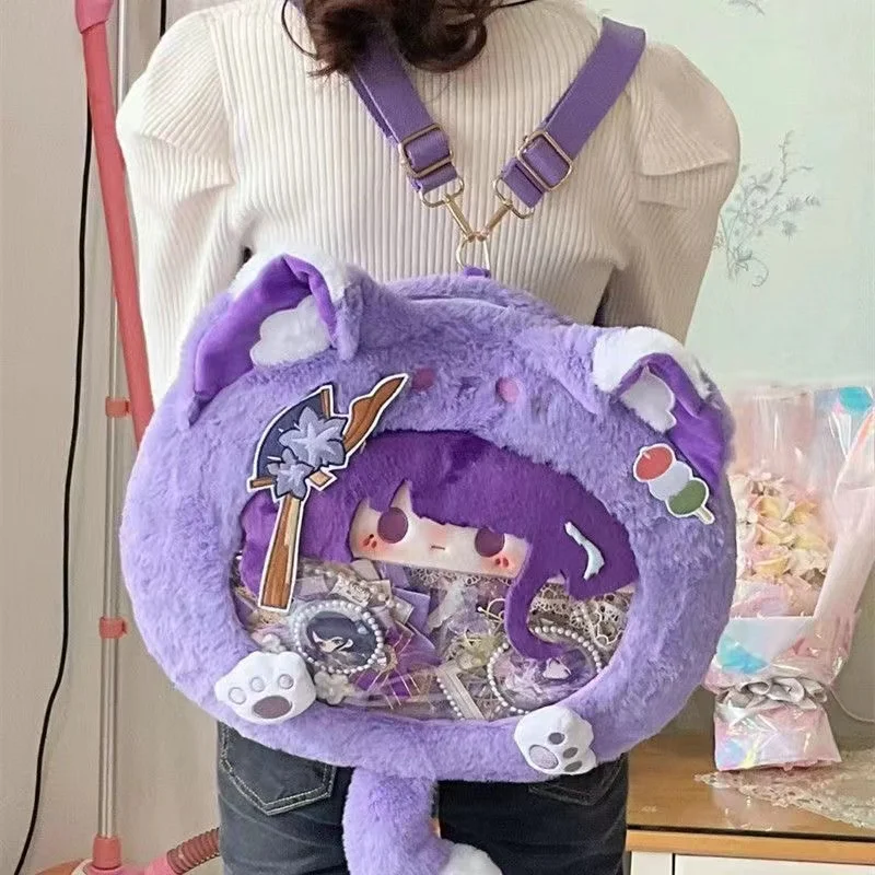 

Genshin Impact Electro Archon Raiden Shogun itabag аниме рюкзак подарки для друзей