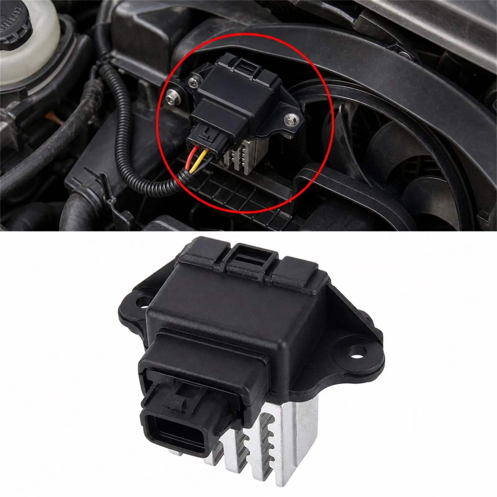 Radiator Fan Motor Relay Resistor Replacement Cooling Blower for Citroen C2 C3 DS3 Peugeot 301 508