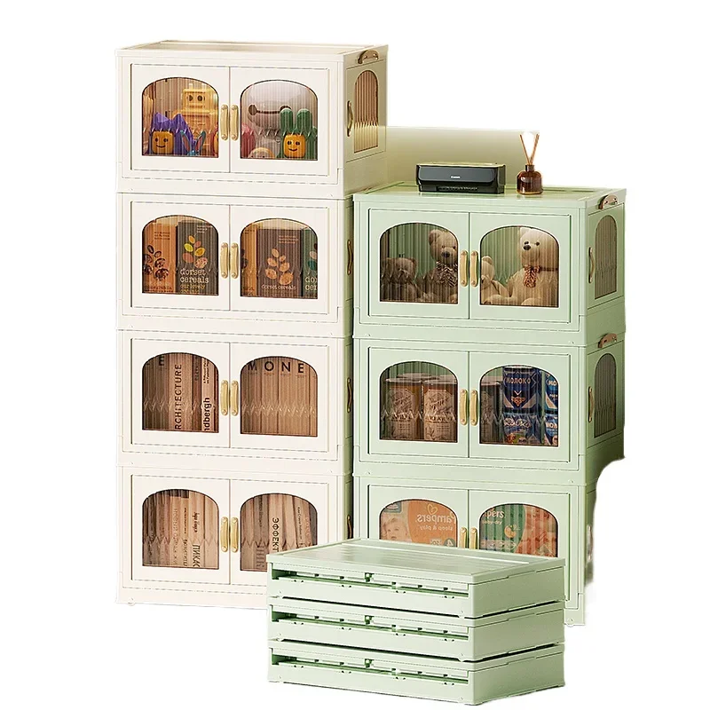 

Plastic folding box with cover wheel