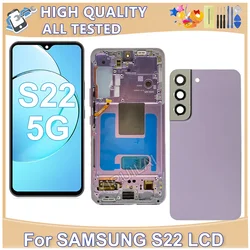 TFT For Samsung Galaxy S22 5G LCD Display Digital Touch Screen With Frame For Samsung S901B S901B/DS Replacement LCD Screen