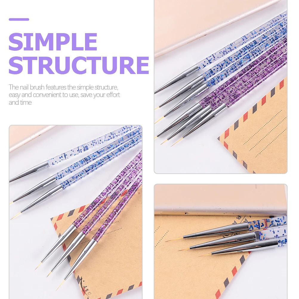 ชุดแปรงเพ้นท์เล็บ 12 ชิ้น แปรงไลเนอร์สำหรับเพ้นท์เล็บ ออกแบบลายละเอียด อุปกรณ์เพ้นท์เล็บ สำหรับร้านทำเล็บและใช้ในบ้าน