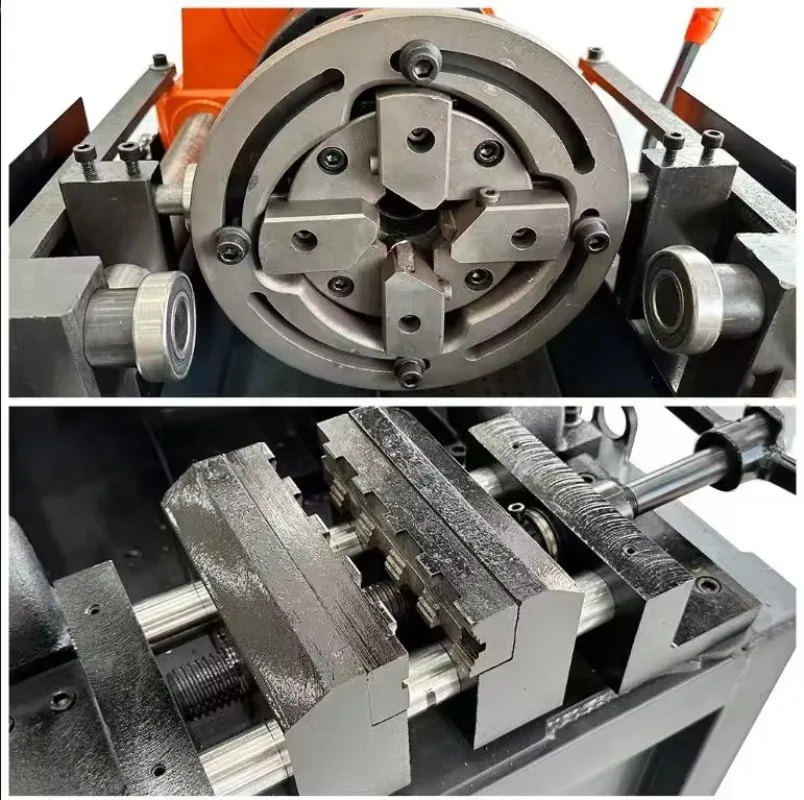 High Efficiency Steel Bar Thread Rolling Machine 16mm To 40mm Rebar Threading Equipment for Outdoor Industrial Use view 4