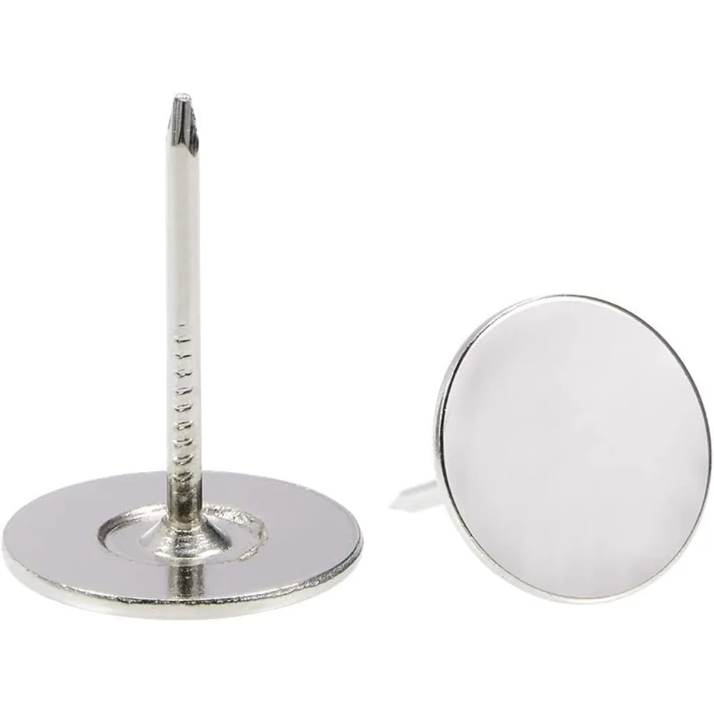 

Гвозди для обивки мебели 19ммx25мм с плоской головкой, серебристые, для мебели, диванов, изголовья кроватей, 30 шт.